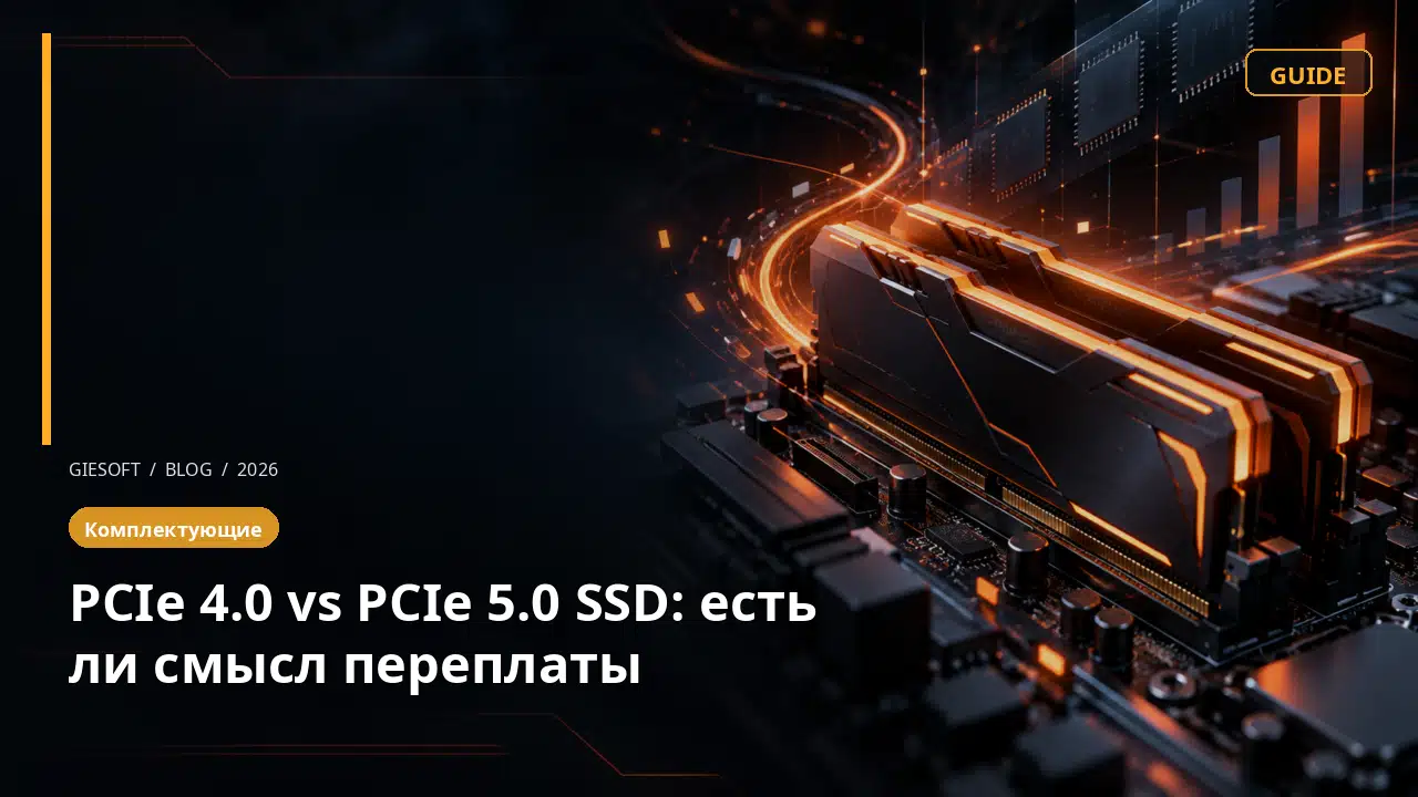 PCIe 4.0 vs PCIe 5.0 SSD: есть ли смысл переплаты