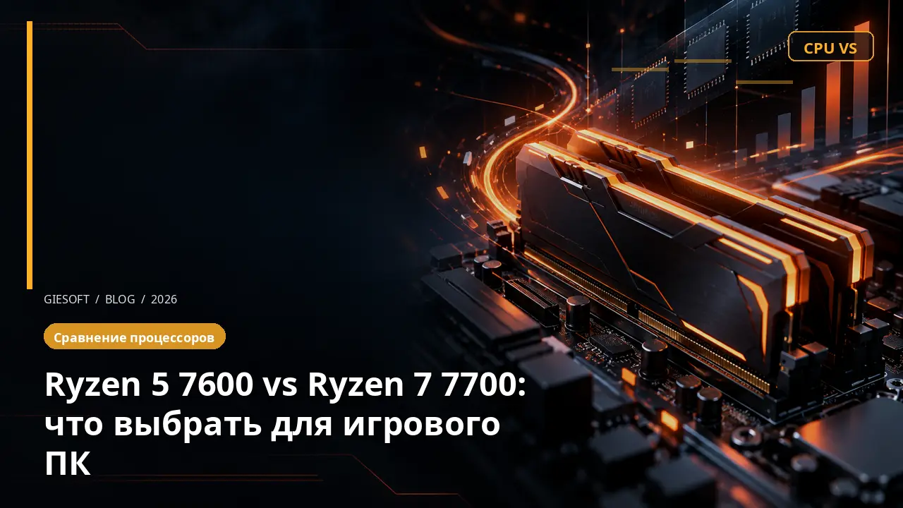 Ryzen 5 7600 vs Ryzen 7 7700: что выбрать для игрового ПК