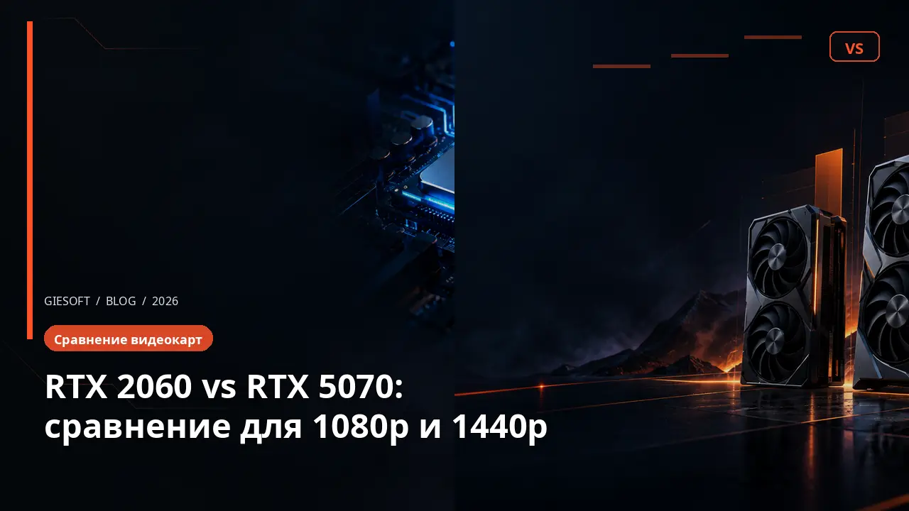 RTX 2060 vs RTX 5070: сравнение для 1080p и 1440p