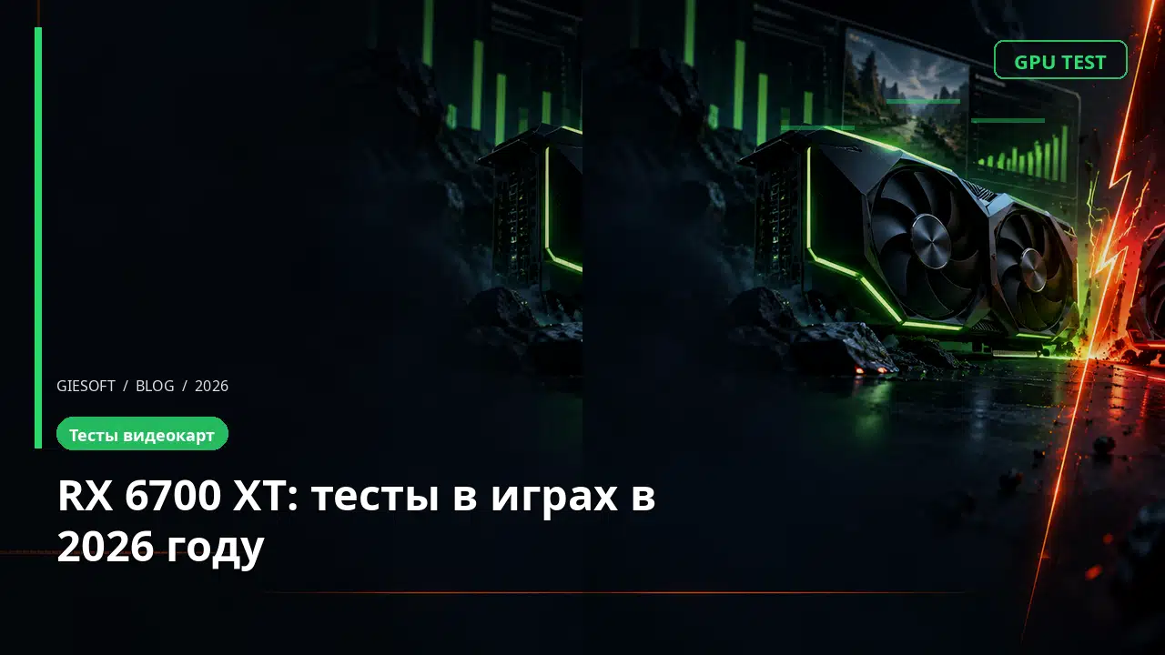 RX 6700 XT: тесты в играх в 2026 году