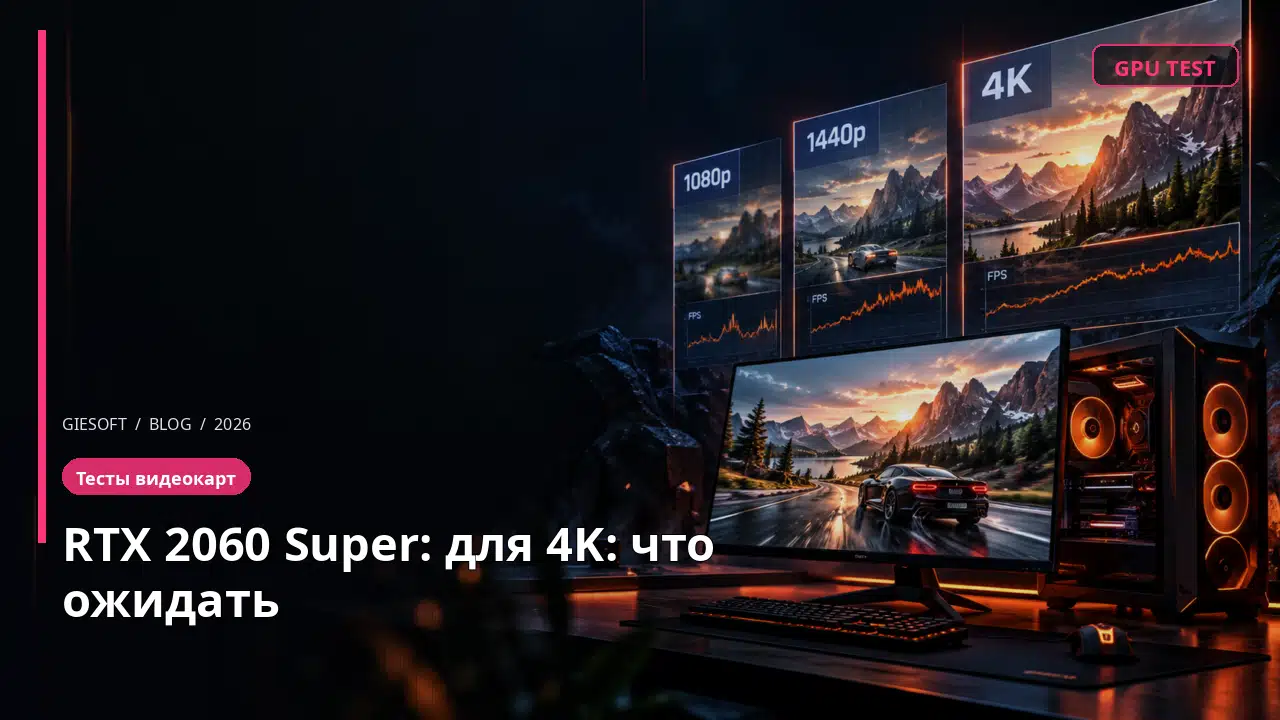 RTX 2060 Super: для 4K: что ожидать