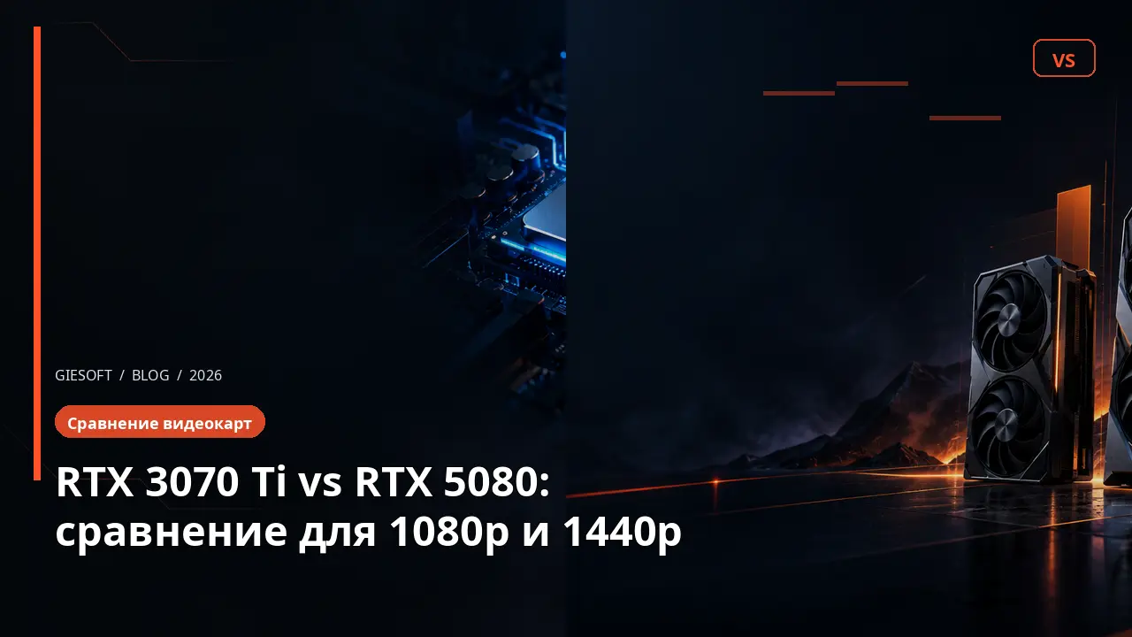 RTX 3070 Ti vs RTX 5080: сравнение для 1080p и 1440p