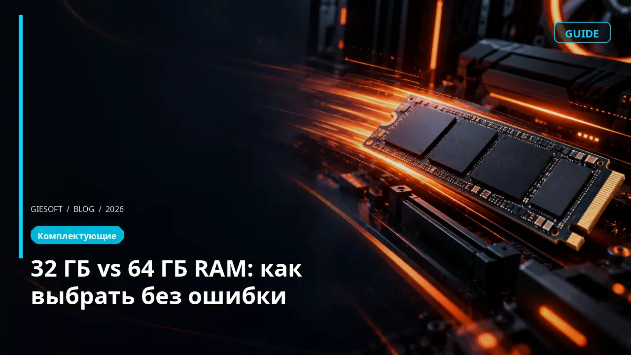 32 ГБ vs 64 ГБ RAM: как выбрать без ошибки