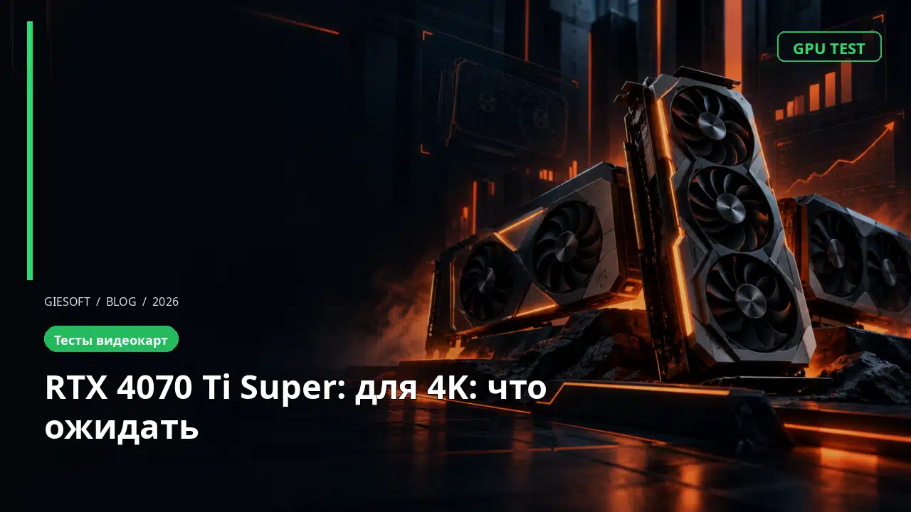 RTX 4070 Ti Super: для 4K: что ожидать