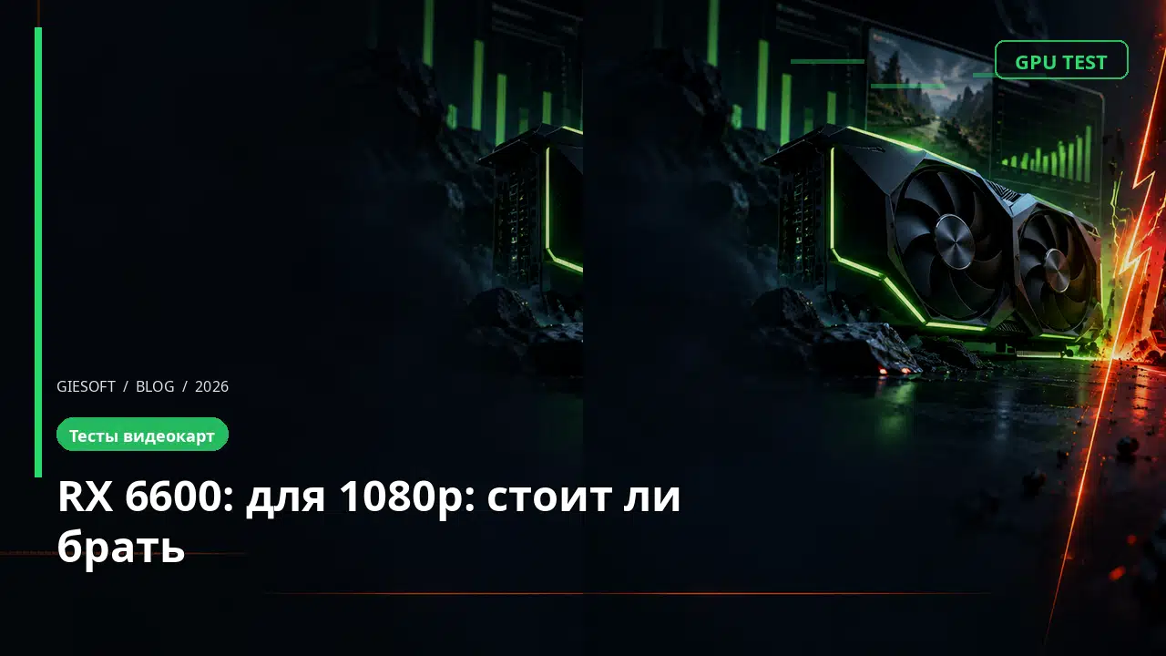 RX 6600: для 1080p: стоит ли брать