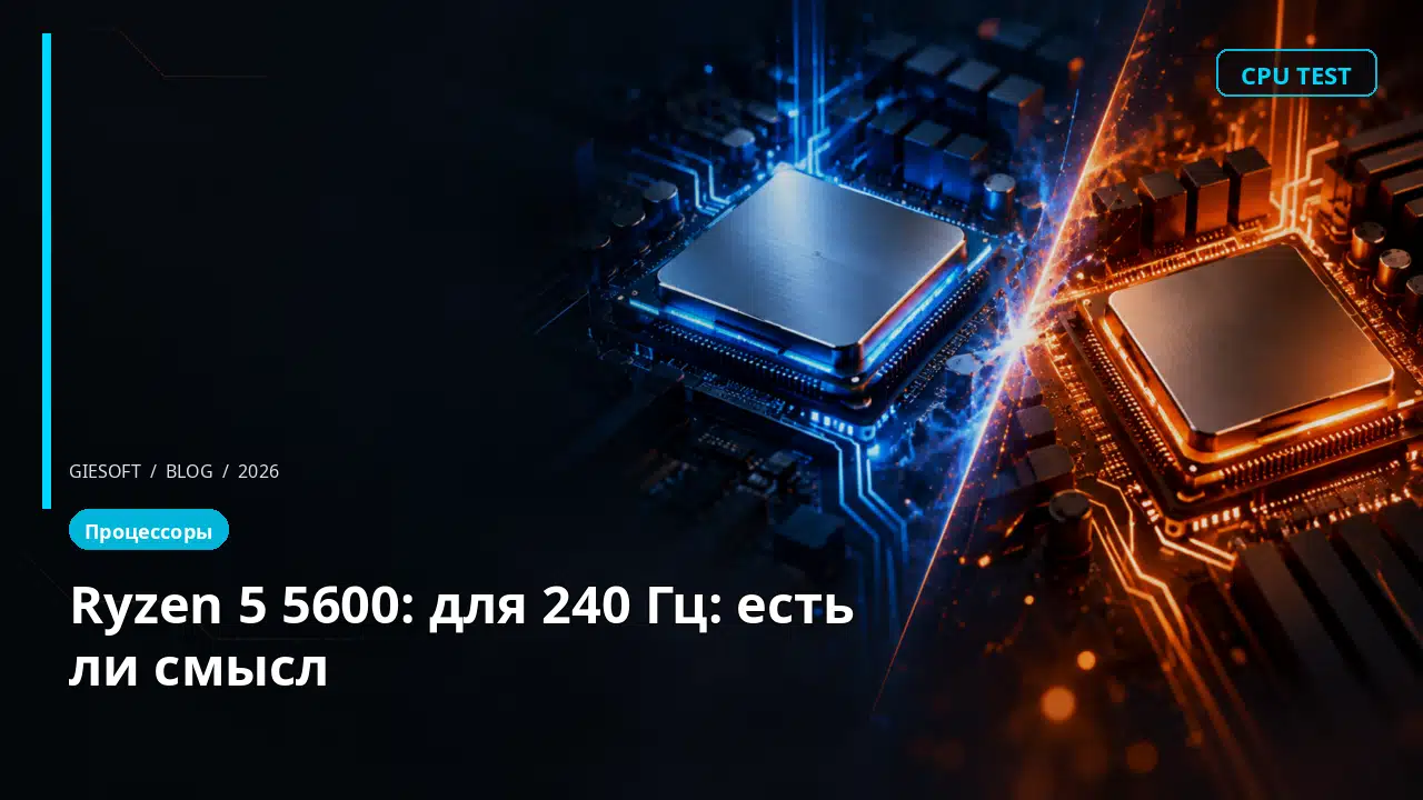 Ryzen 5 5600: для 240 Гц: есть ли смысл