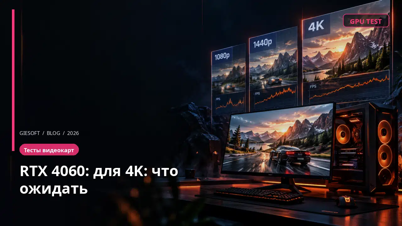 RTX 4060: для 4K: что ожидать