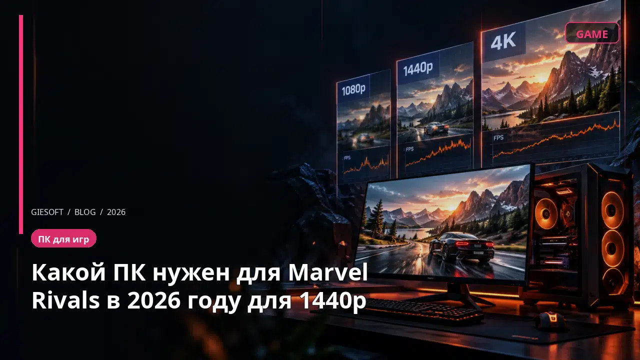 Какой ПК нужен для Marvel Rivals в 2026 году для 1440p