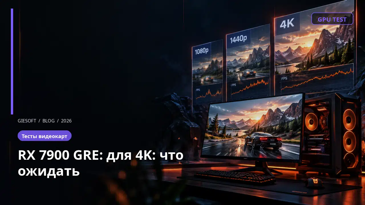 RX 7900 GRE: для 4K: что ожидать