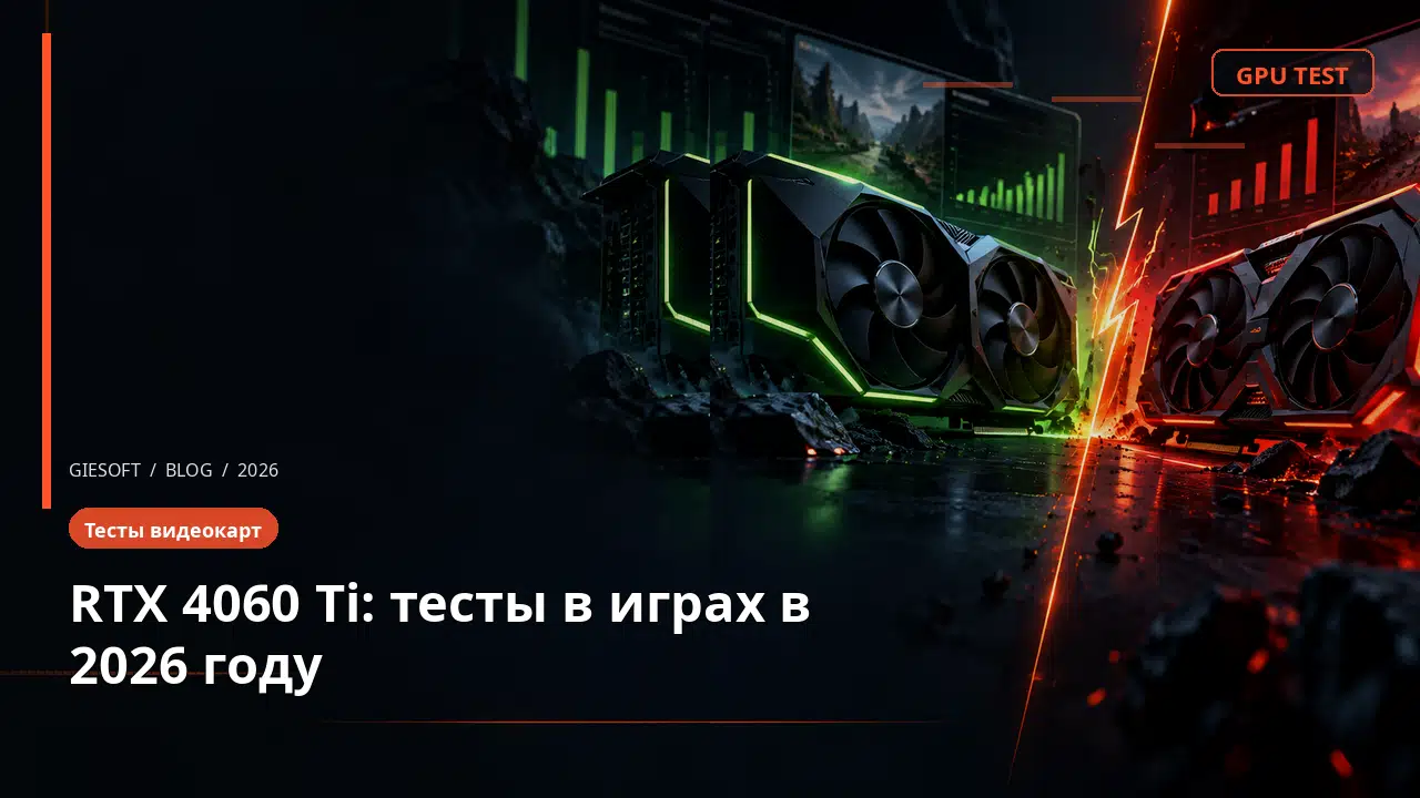 RTX 4060 Ti: тесты в играх в 2026 году
