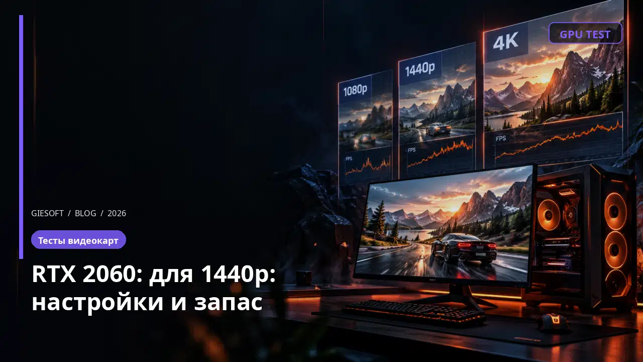 RTX 2060: для 1440p: настройки и запас