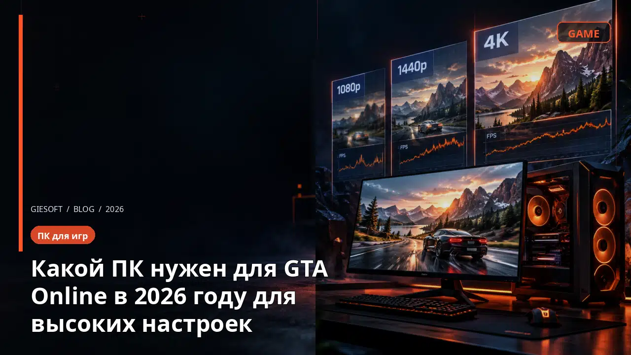 Какой ПК нужен для GTA Online в 2026 году для высоких настроек