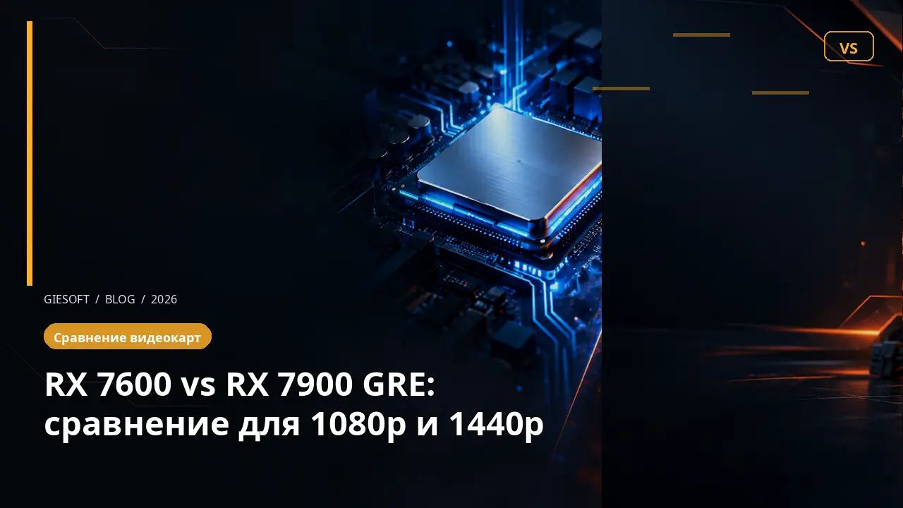 RX 7600 vs RX 7900 GRE: сравнение для 1080p и 1440p