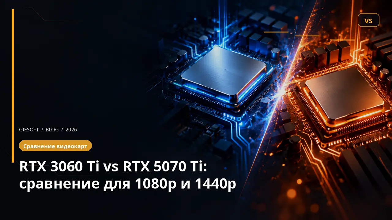 RTX 3060 Ti vs RTX 5070 Ti: сравнение для 1080p и 1440p
