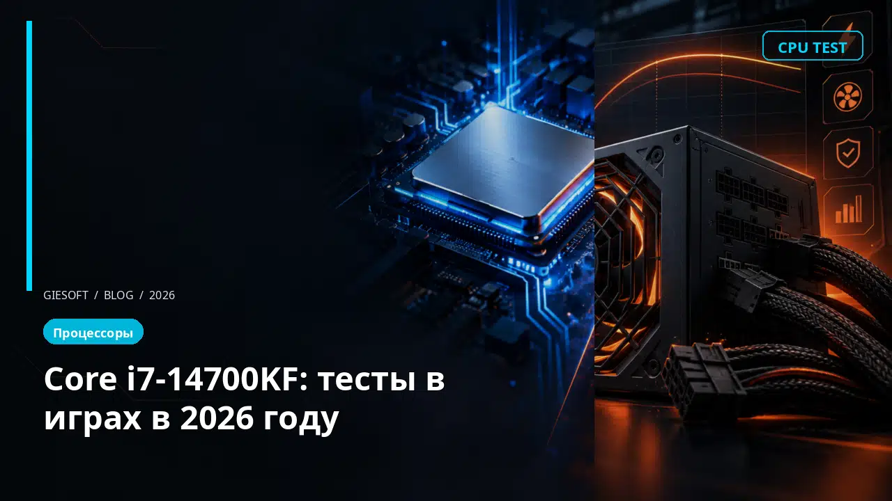 Core i7-14700KF: тесты в играх в 2026 году