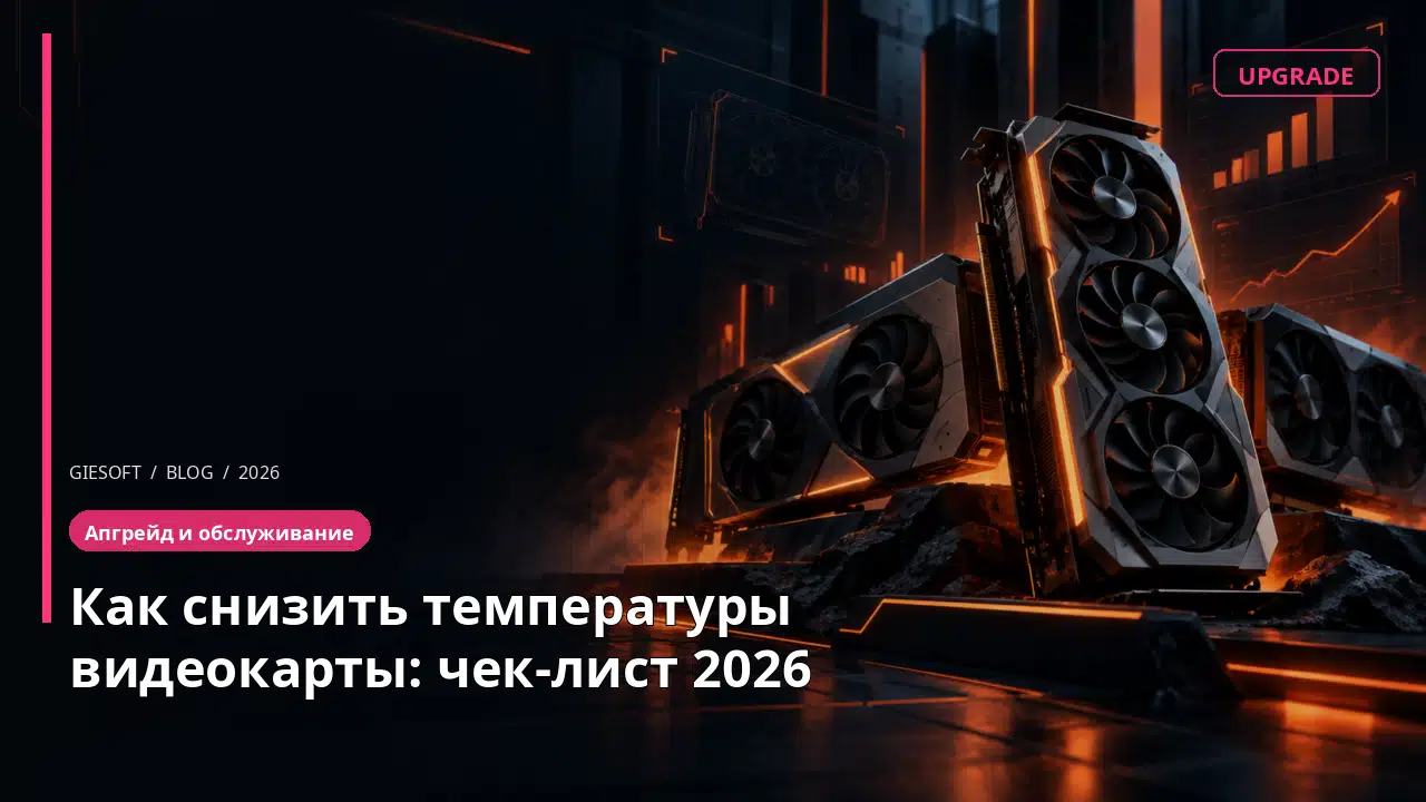 Как снизить температуры видеокарты: чек-лист 2026