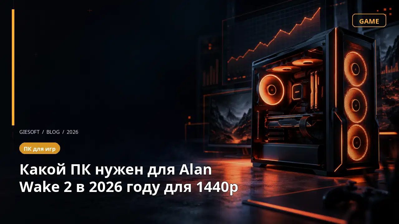 Какой ПК нужен для Alan Wake 2 в 2026 году для 1440p