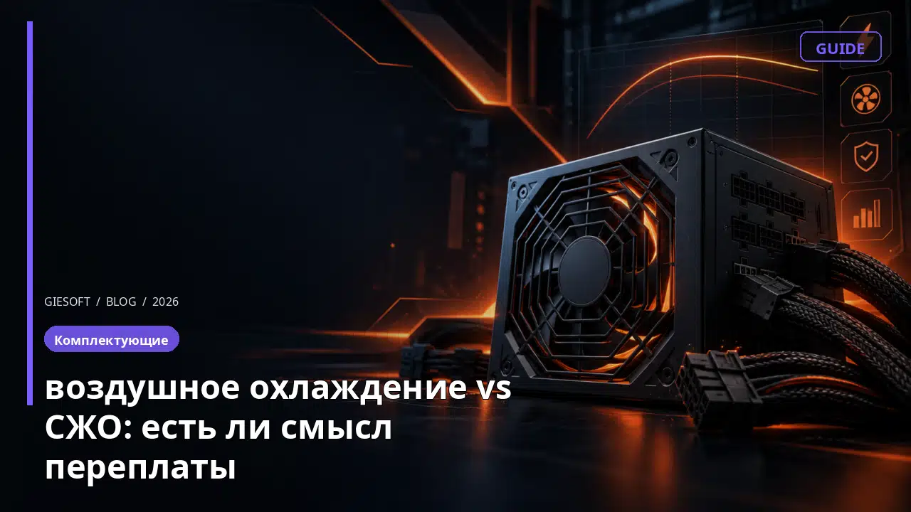 воздушное охлаждение vs СЖО: есть ли смысл переплаты