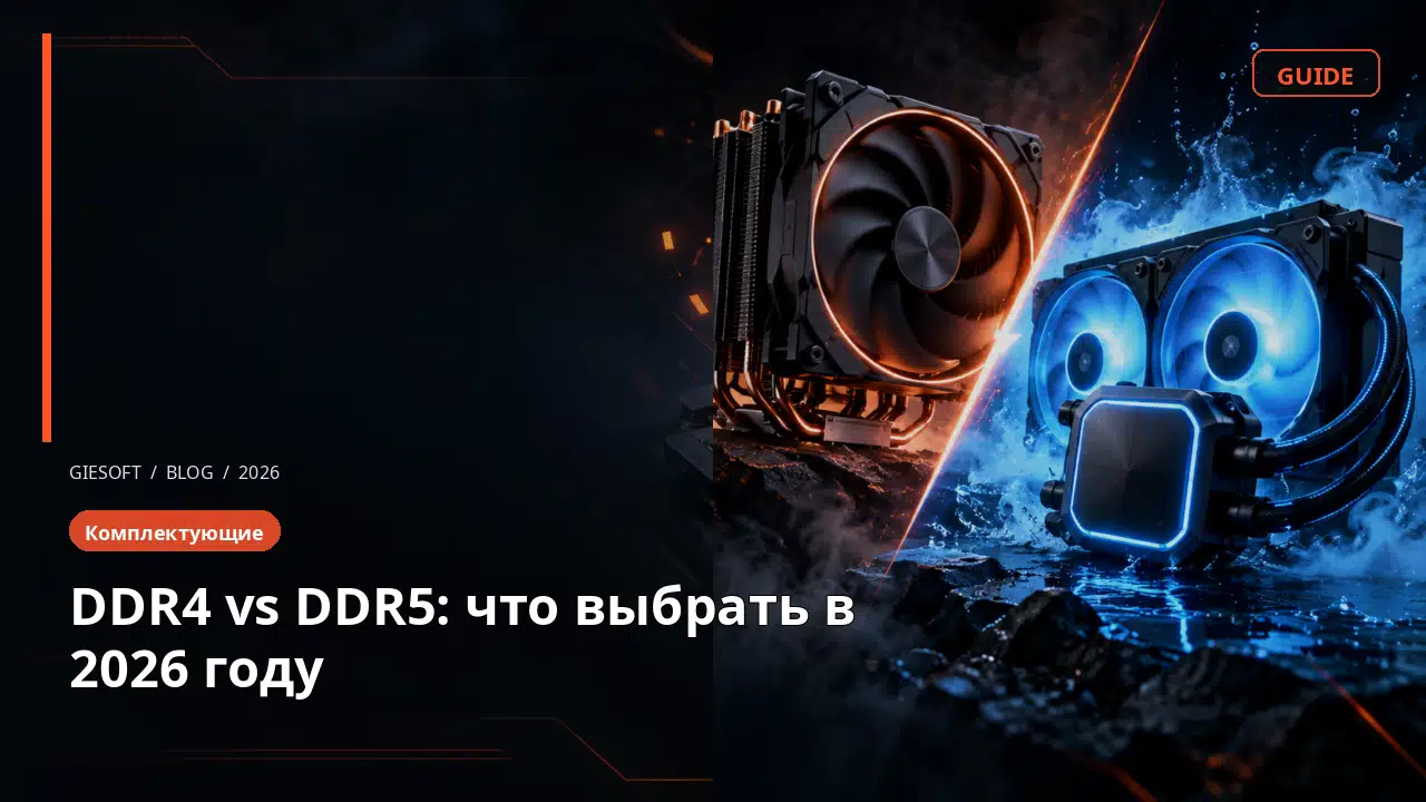 DDR4 vs DDR5: что выбрать в 2026 году
