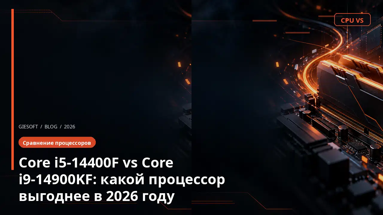 Core i5-14400F vs Core i9-14900KF: какой процессор выгоднее в 2026 году