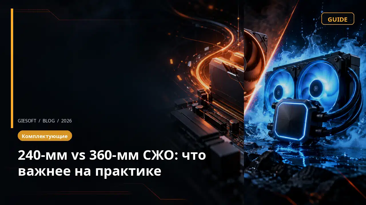 240-мм vs 360-мм СЖО: что важнее на практике