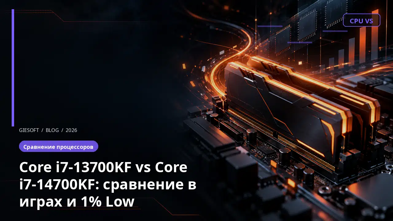 Core i7-13700KF vs Core i7-14700KF: сравнение в играх и 1% Low