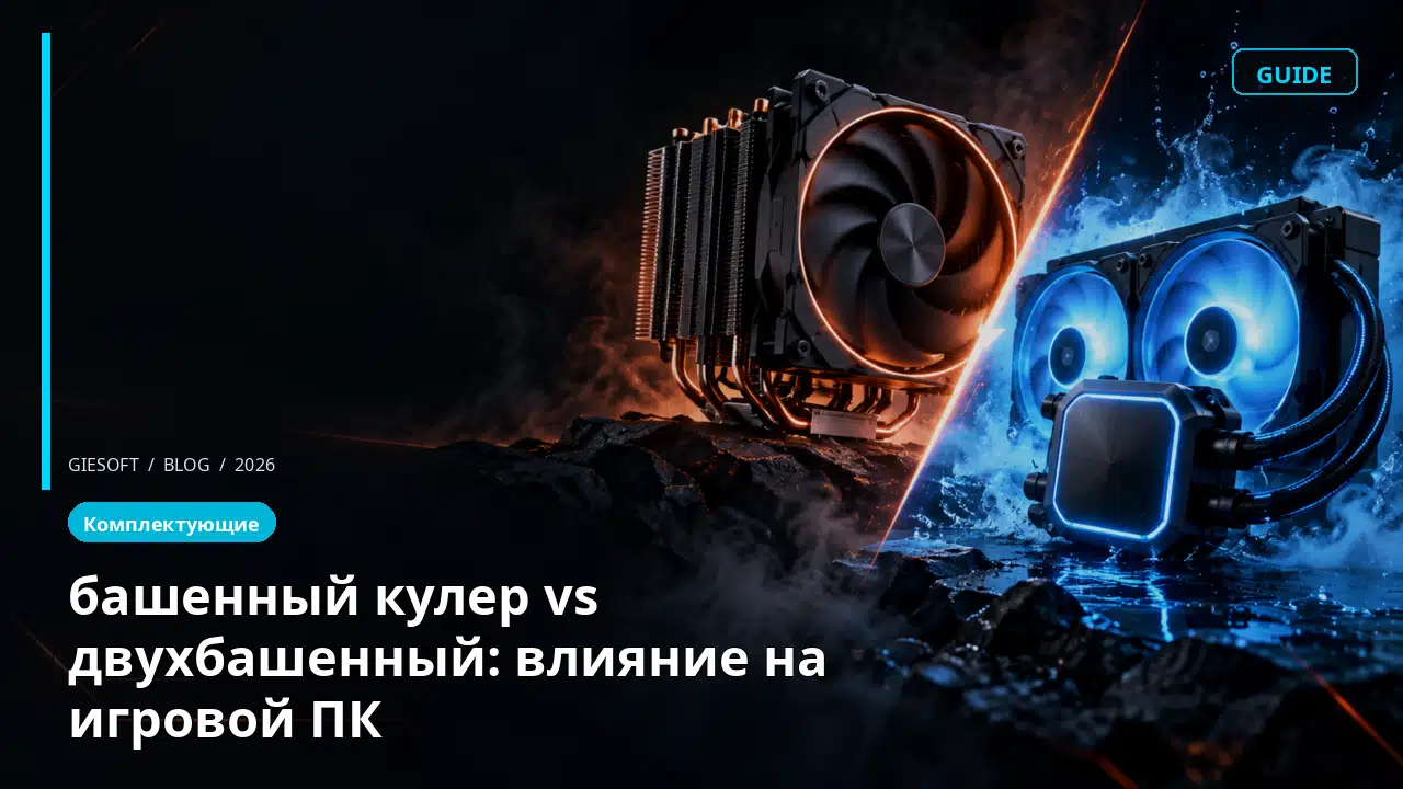 башенный кулер vs двухбашенный: влияние на игровой ПК
