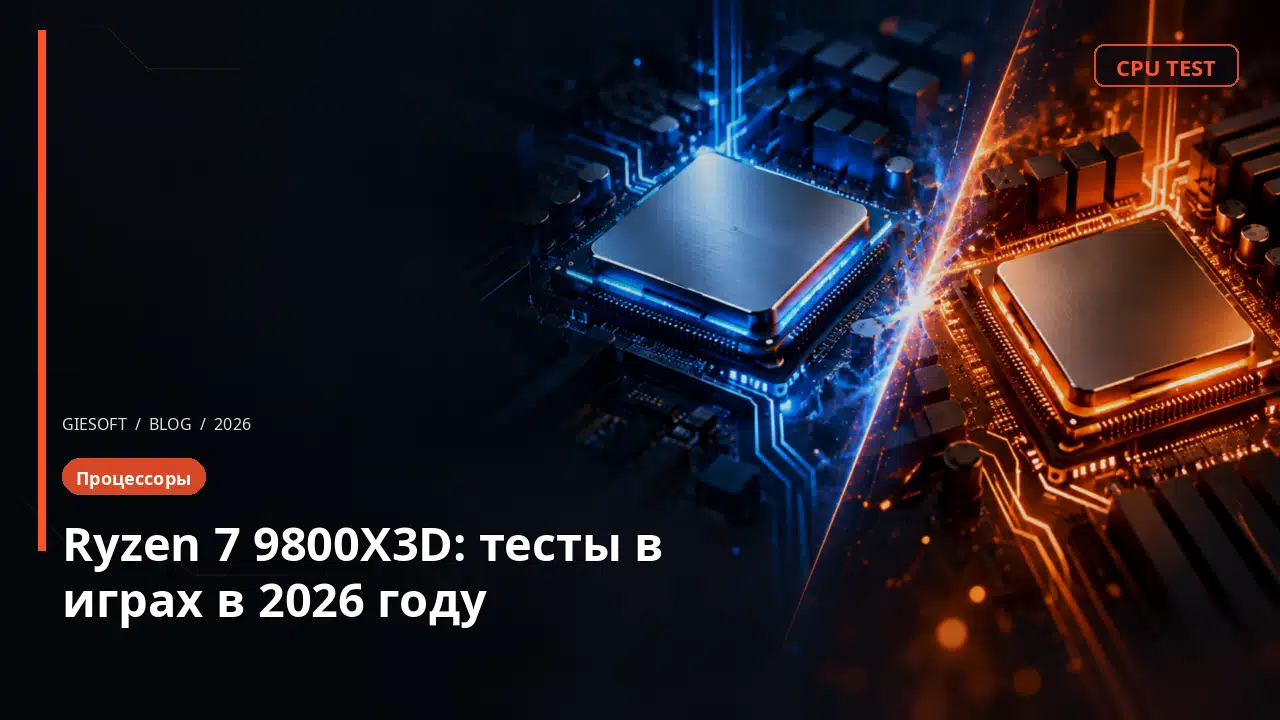 Ryzen 7 9800X3D: тесты в играх в 2026 году
