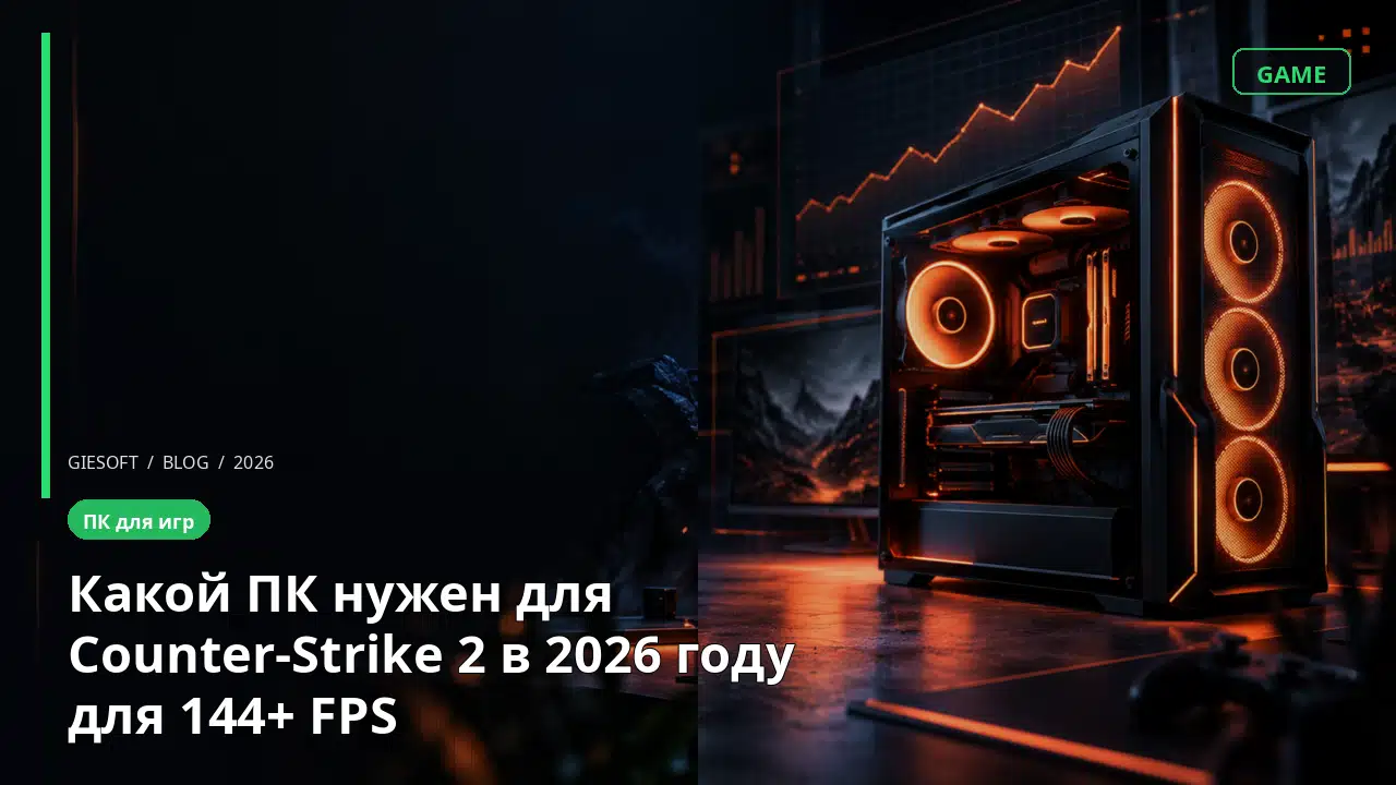 Какой ПК нужен для Counter-Strike 2 в 2026 году для 144+ FPS