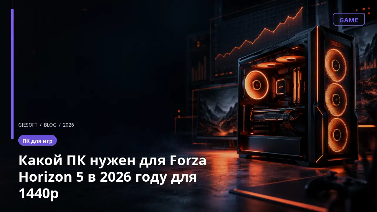 Какой ПК нужен для Forza Horizon 5 в 2026 году для 1440p