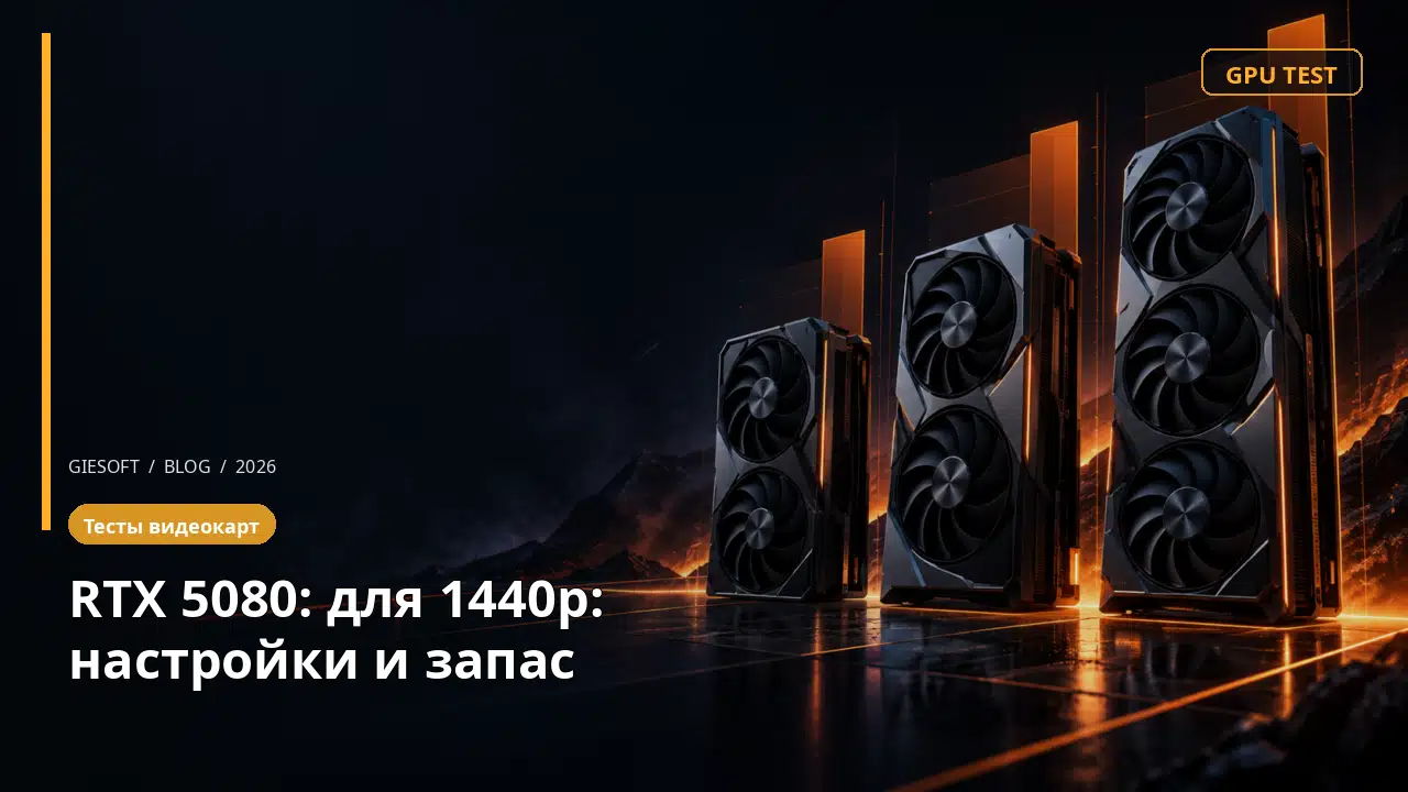 RTX 5080: для 1440p: настройки и запас