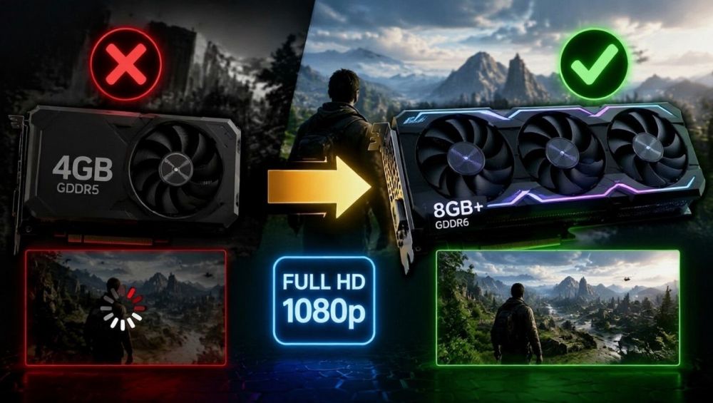 Хватит ли 8 ГБ видеопамяти для игр в 2026 году
