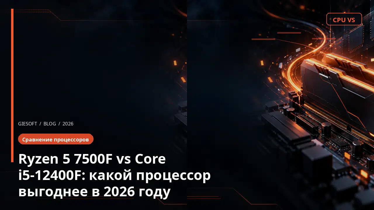 Ryzen 5 7500F vs Core i5-12400F: какой процессор выгоднее в 2026 году