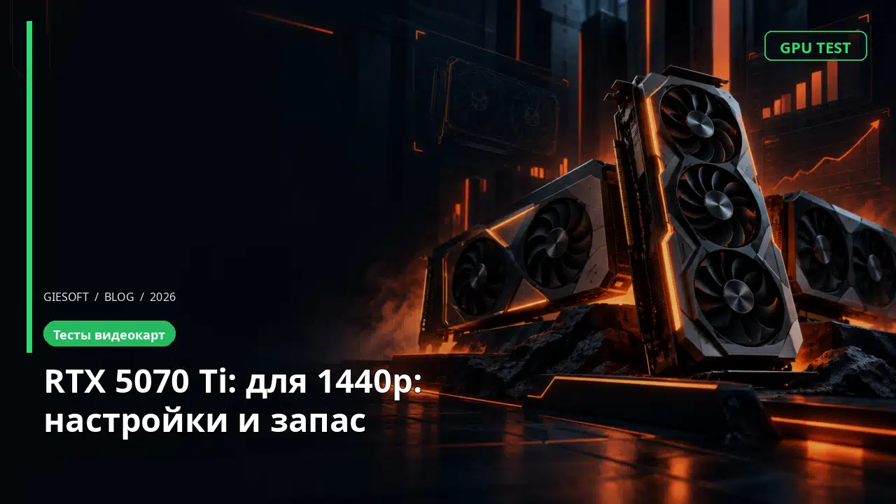 RTX 5070 Ti: для 1440p: настройки и запас