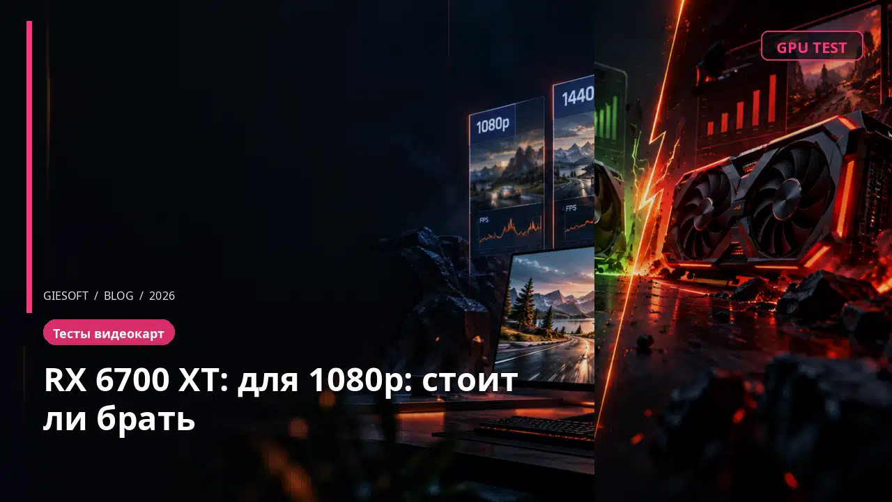 RX 6700 XT: для 1080p: стоит ли брать